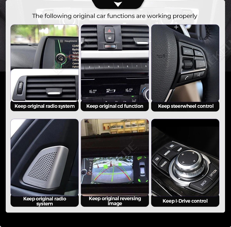 Android-Radio im BMW 1er/2er/3er/4er (F20–F36), Startbildschirm, Berlin