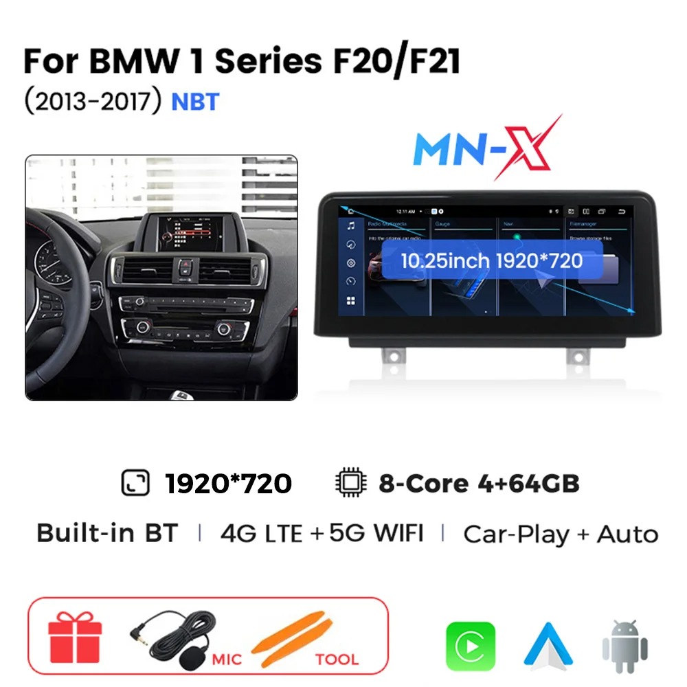 10,25 Zoll Standard-Version im BMW 1er/2er/3er/4er (F20–F36), Berlin