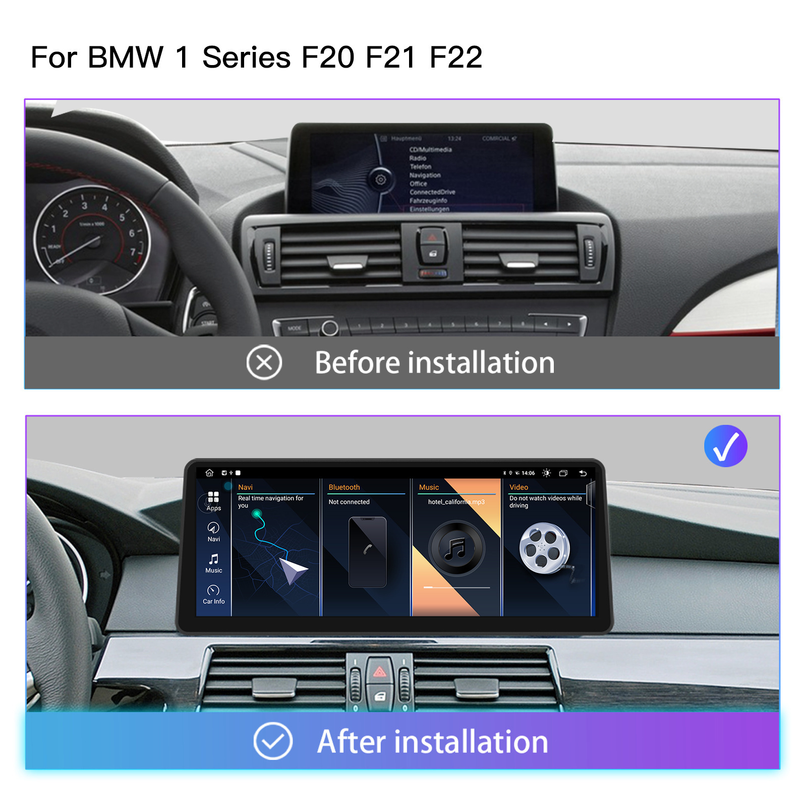 12,3 Zoll Snapdragon-Version im BMW 1er/2er/3er/4er (F20–F36), Berlin