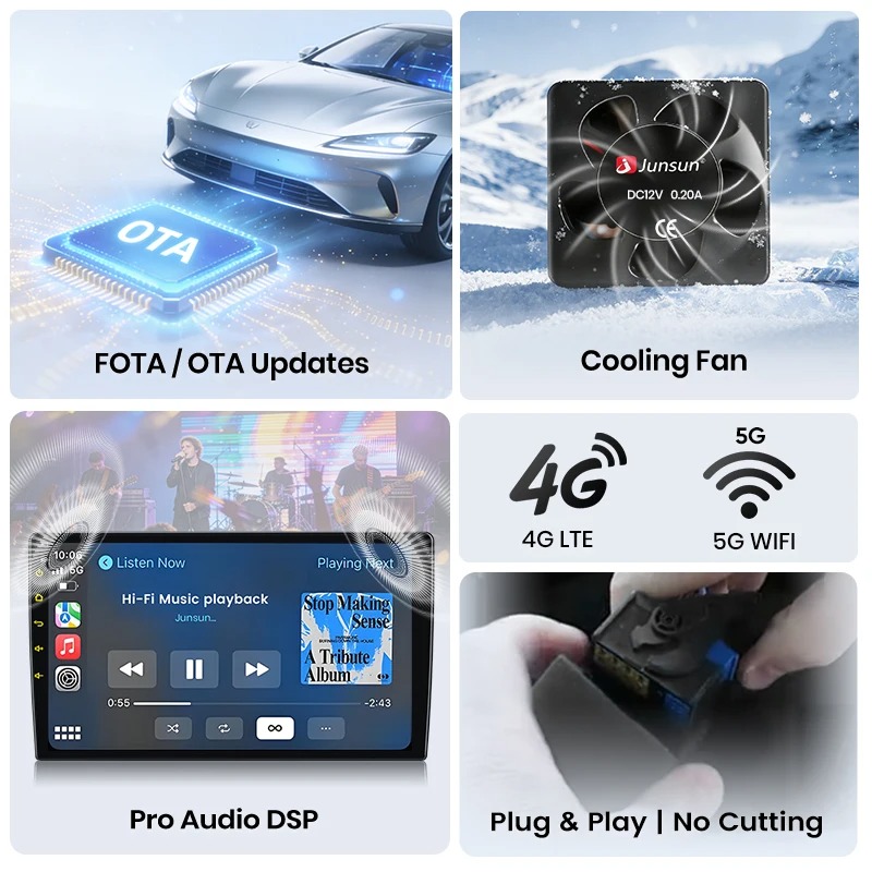 Audi A3 8P Innenraum mit neuem Android-System, Berlin