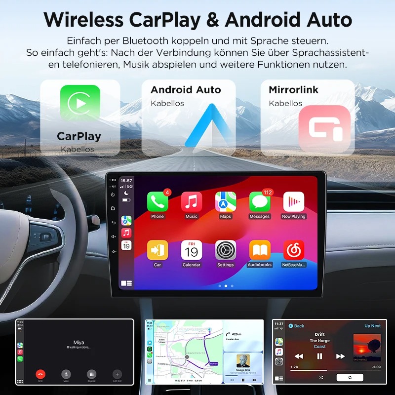 Android-System mit CarPlay im Audi A4 B6/B7, Berlin
