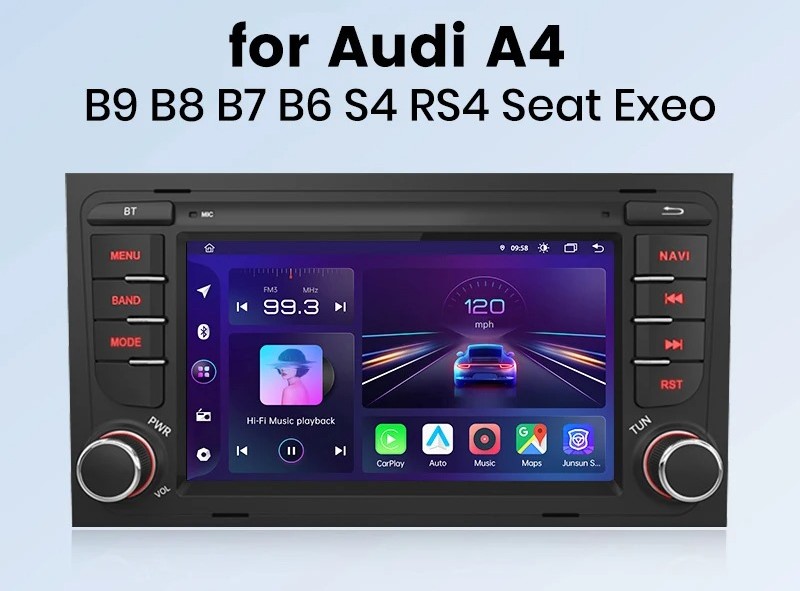 OEM-Look Android-Radio im Audi A4 B6/B7, Berlin