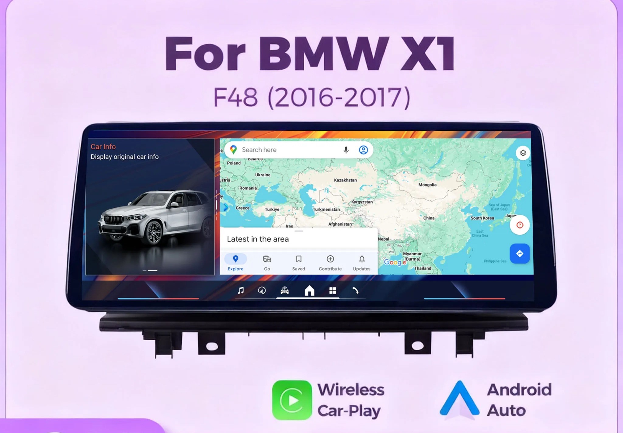 12,3 Zoll Snapdragon-Display im BMW X1 F48 / X2 F49, Berlin