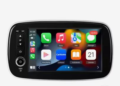 OEM-Look Android-Radio im Smart 453 Fortwo, Werkslook, Berlin