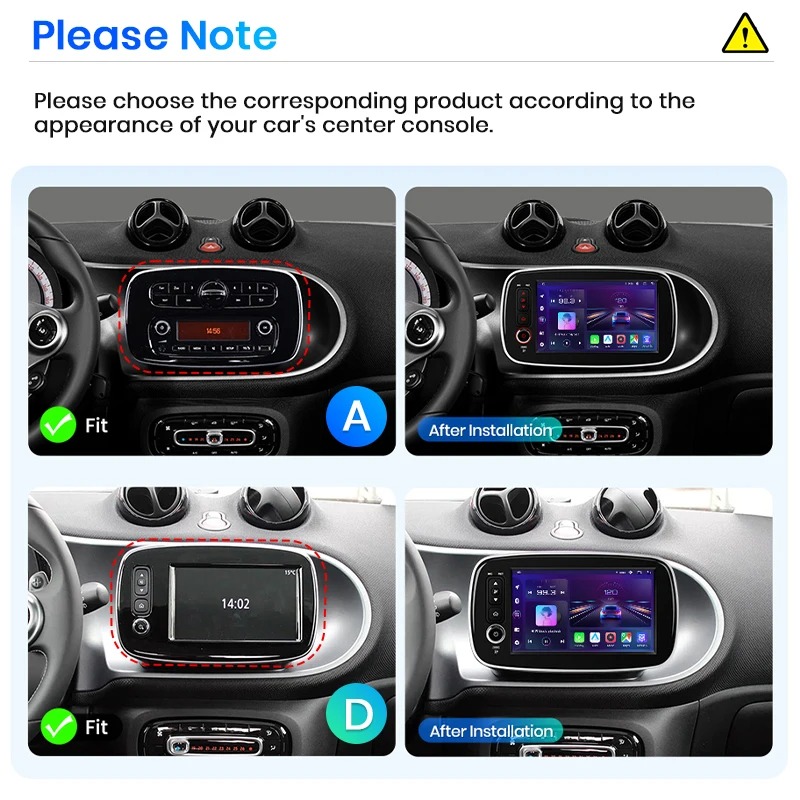 OEM-Style Display im Smart 453 Fortwo, Berlin