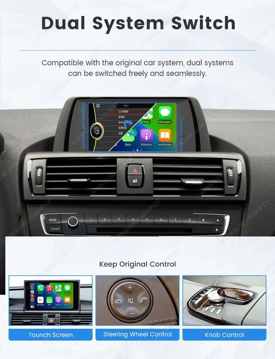 CarPlay-Box für BMW X1 F48 / X2 F49, Originaldisplay bleibt, Berlin