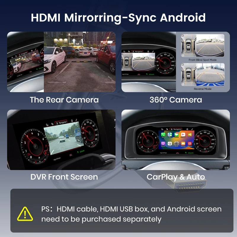 12,3 Zoll Display statt analoger Instrumente im VW T6, Berlin