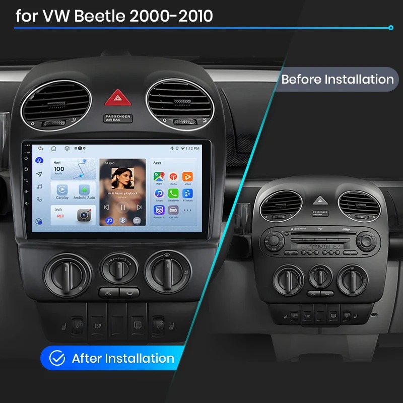 9-Zoll-Display im VW New Beetle, Berlin