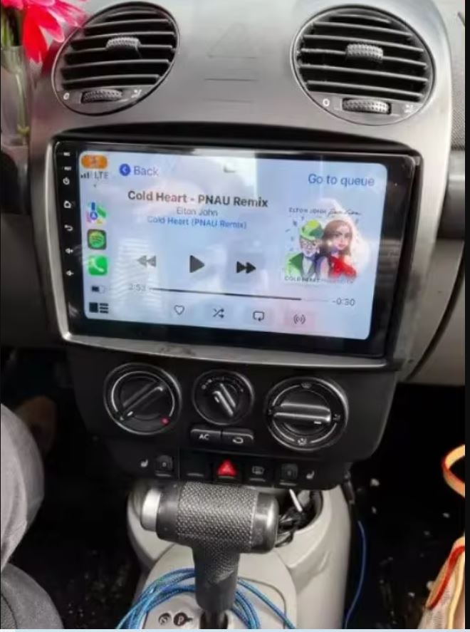 Wireless CarPlay im VW New Beetle nachgerüstet, echtes Foto, Berlin