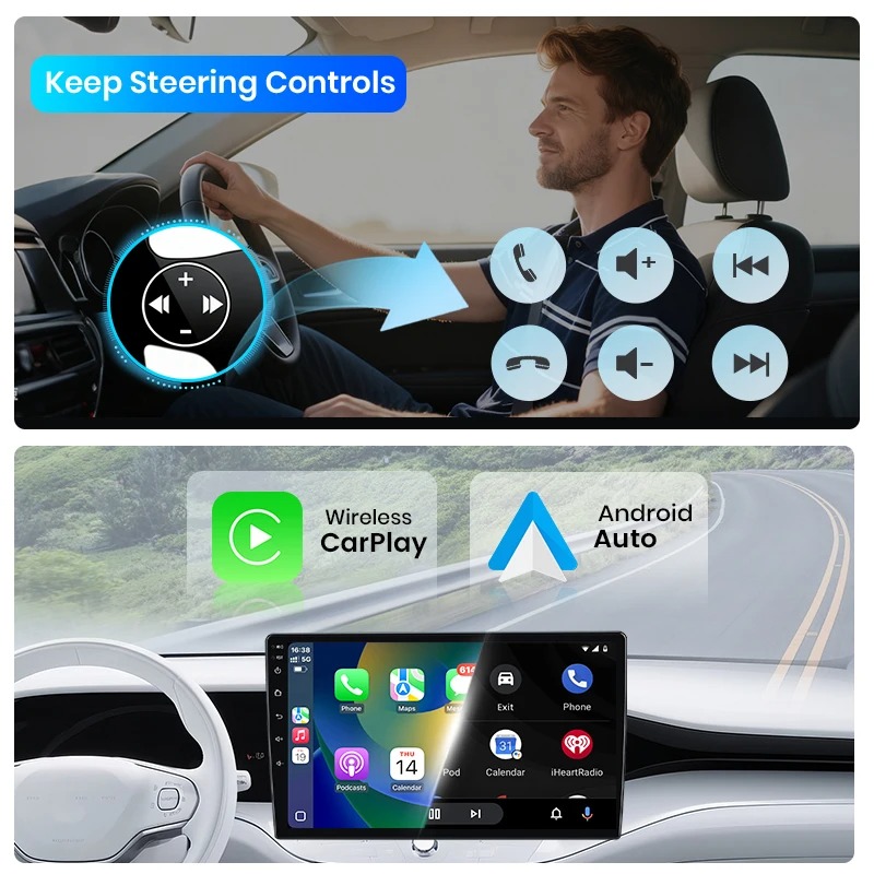 Android-Radio im VW Crafter, Startbildschirm, Berlin