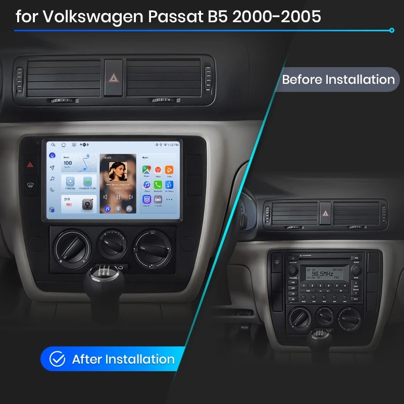 9-Zoll-Display im VW Passat B5, Berlin