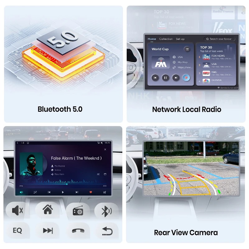 Android-Radio Detailansicht im VW Passat B6/B7/CC, Berlin
