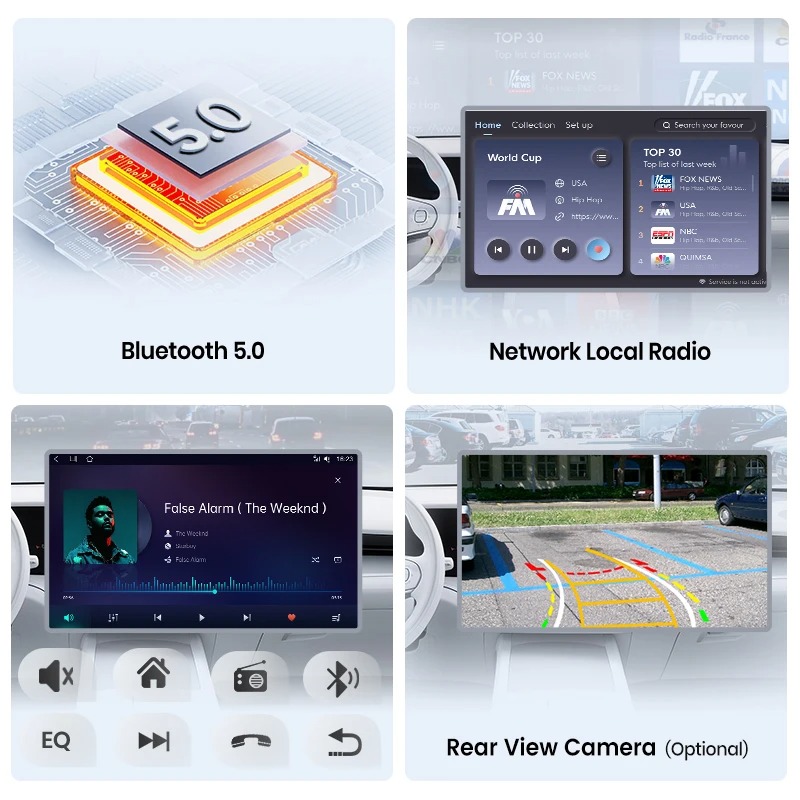 Android-Multimedia Detail im VW T6, Berlin